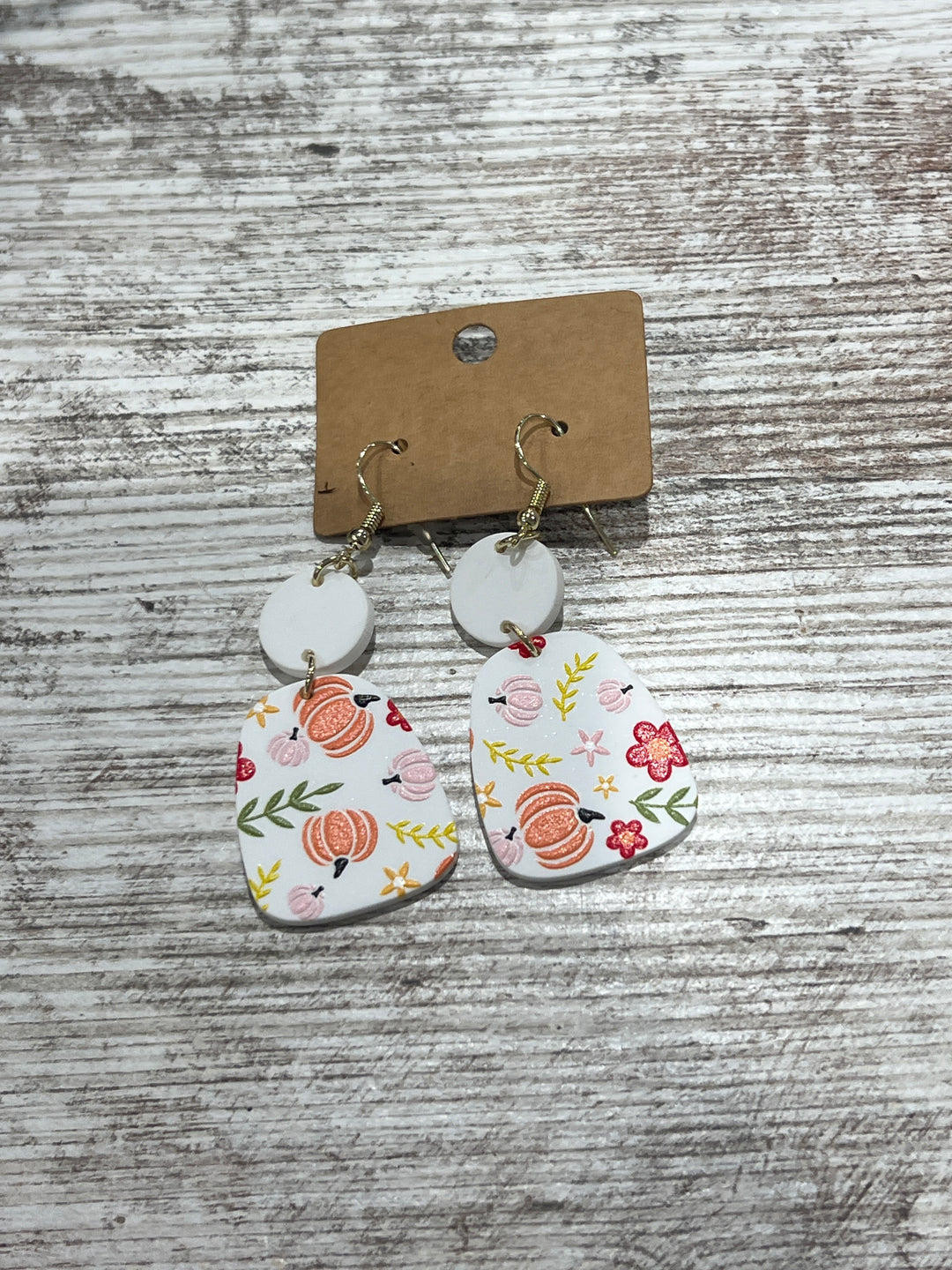 Pumpkin Dangle Earrings