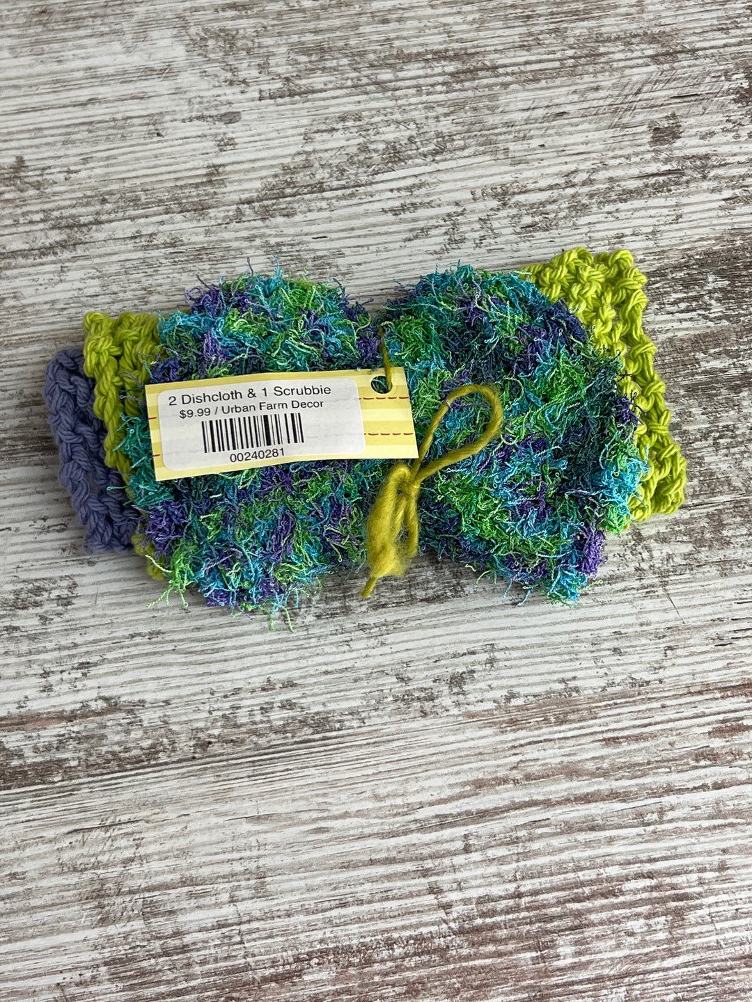 2 Dishcloth & 1 Scrubbie