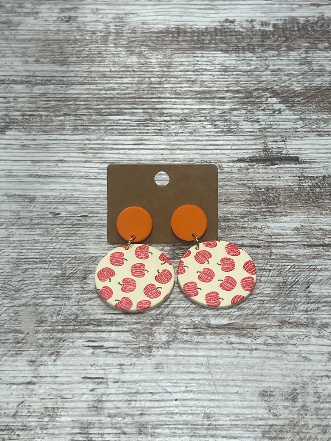 Pumpkin Dangle Earrings