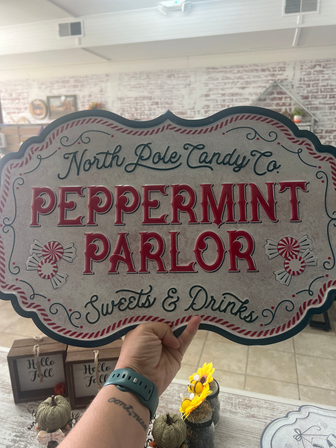 Peppermint Sign