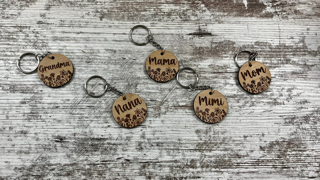 Round Keychain