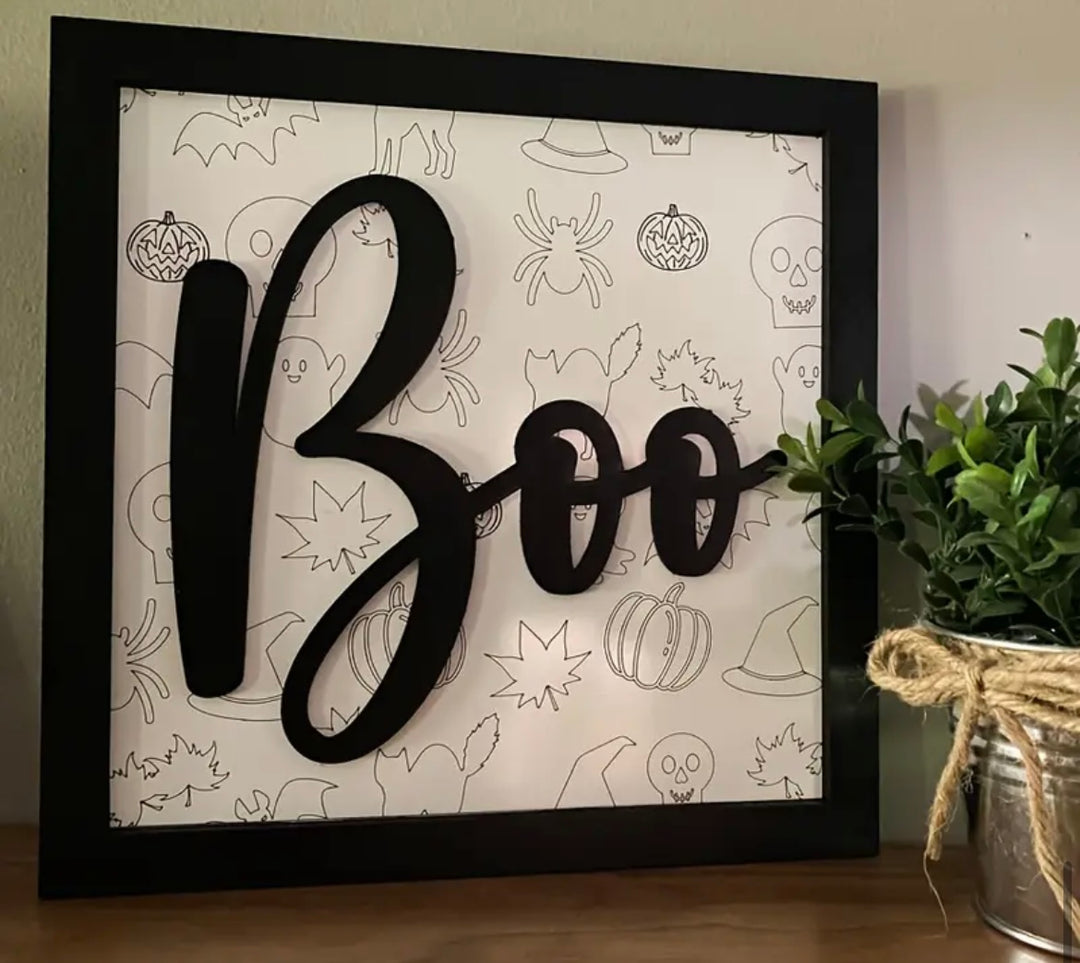Boo Sign