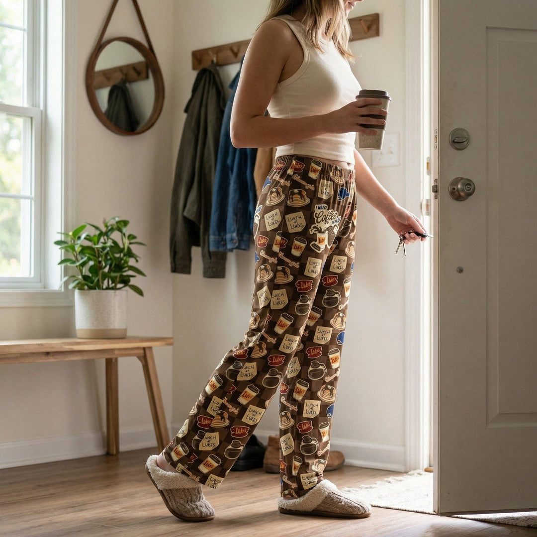 Gilmore Girls Luke's Coffee Diner Notes Lounge Pants