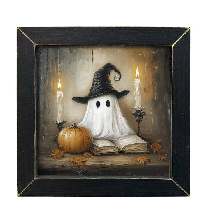 Witch Hat Ghost Art