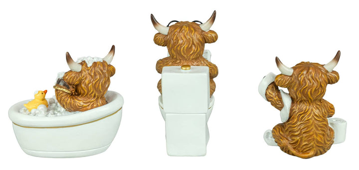 Highland Cow Powder Room 3 Ast