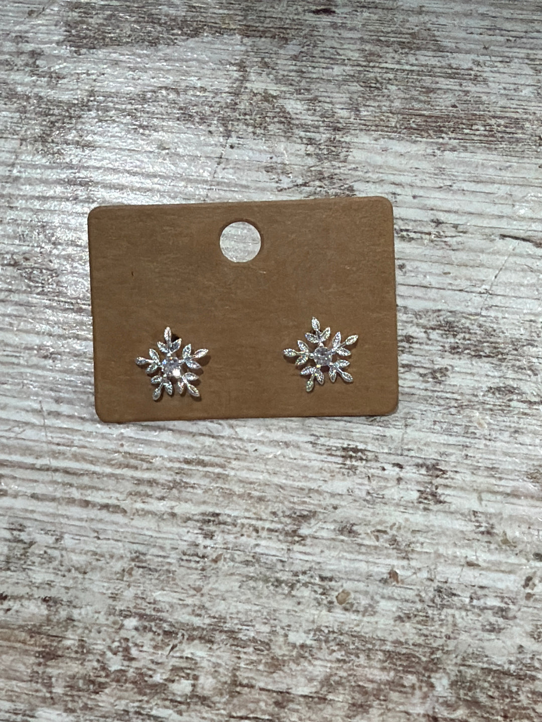 Snowflake Stud Earrings