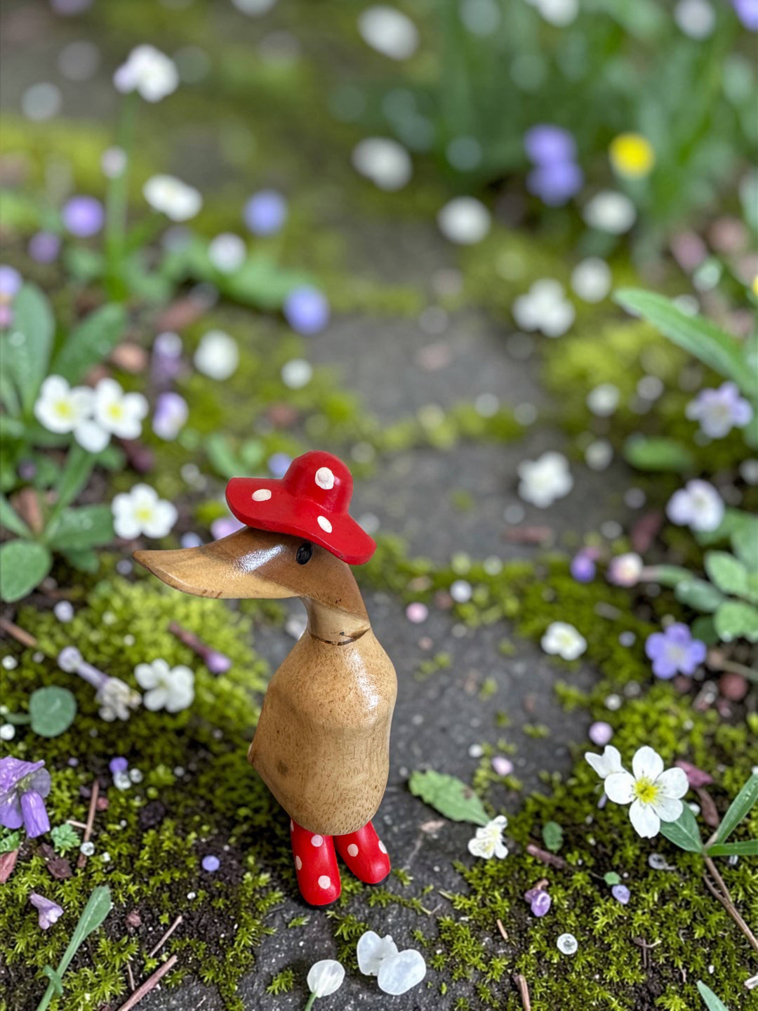 Polka Dot Hat Bamboo Duckling
