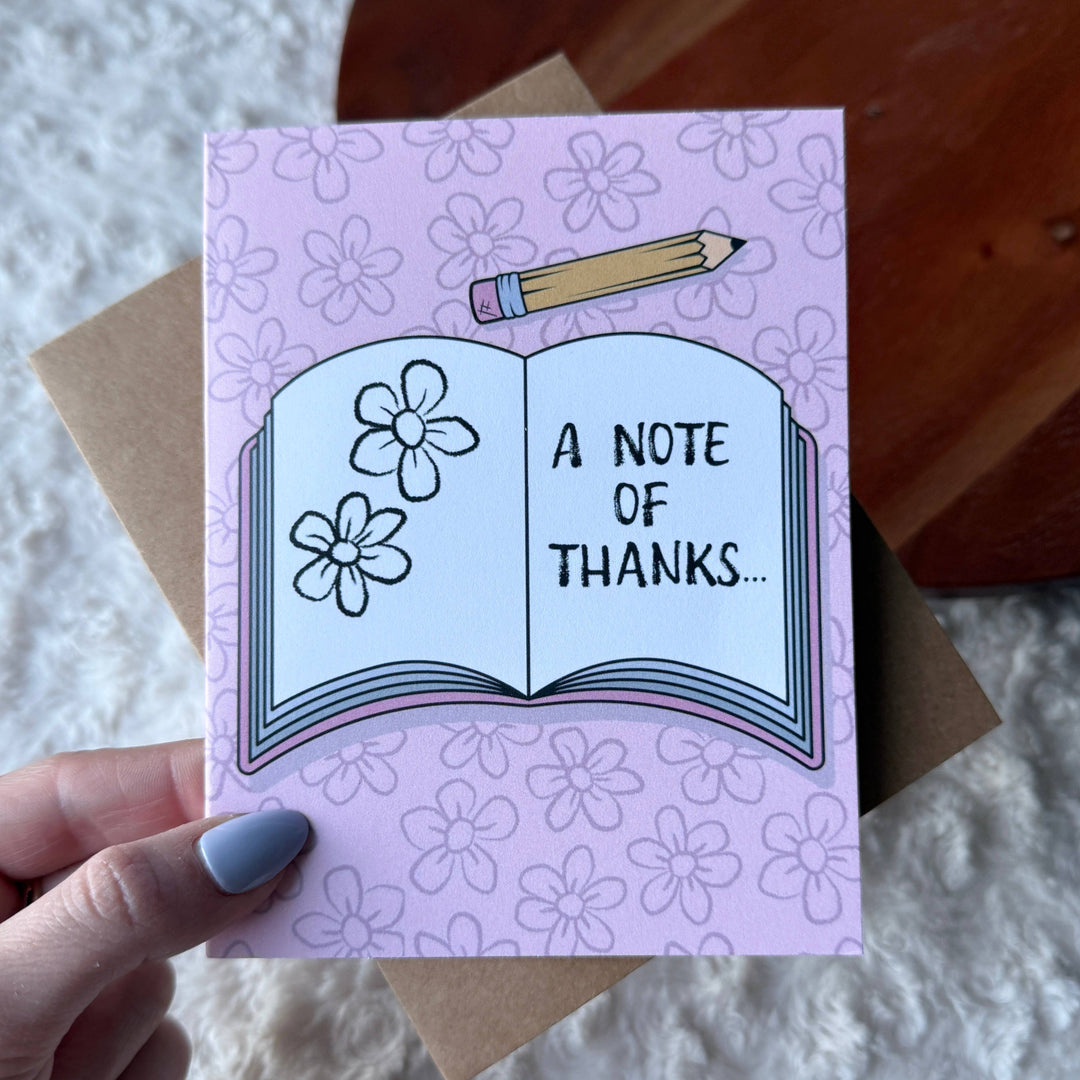 String Notebook Thank