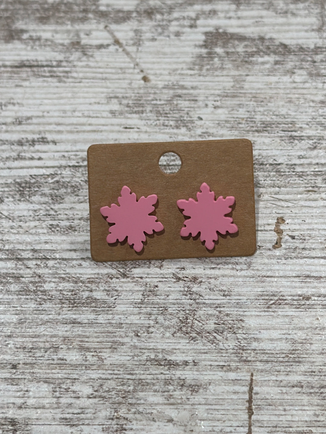 Snowflake Stud Earrings