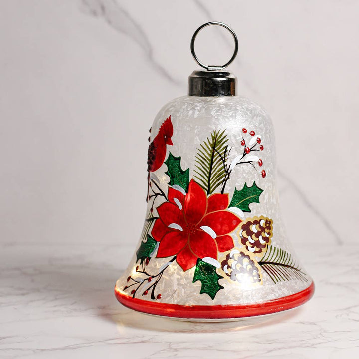 Cardinal LED Bell – Christmas Holiday Home Decor Gift