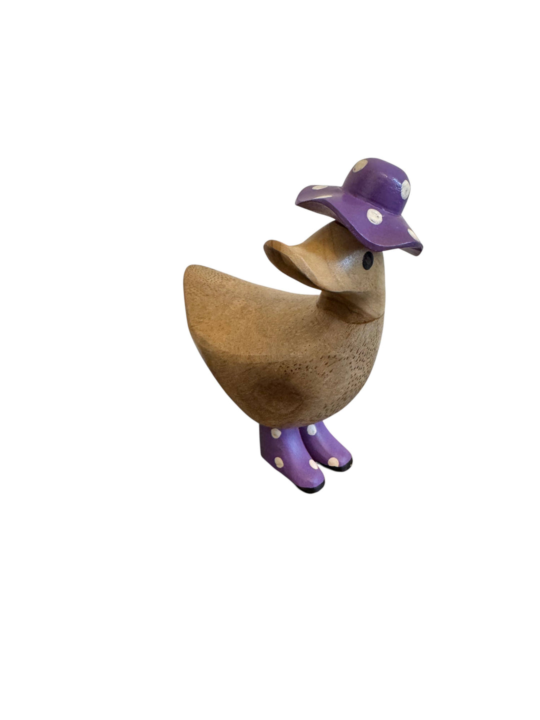 Polka Dot Hat Bamboo Ducky 