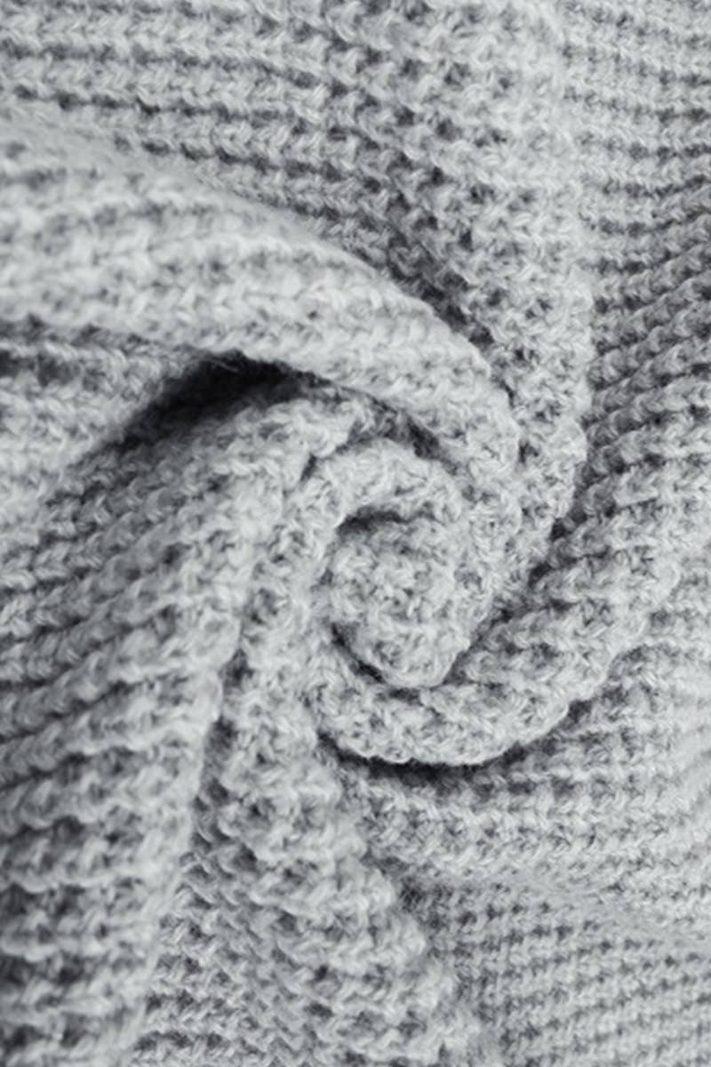 Casual Cable Open Front Cardigan Sweater