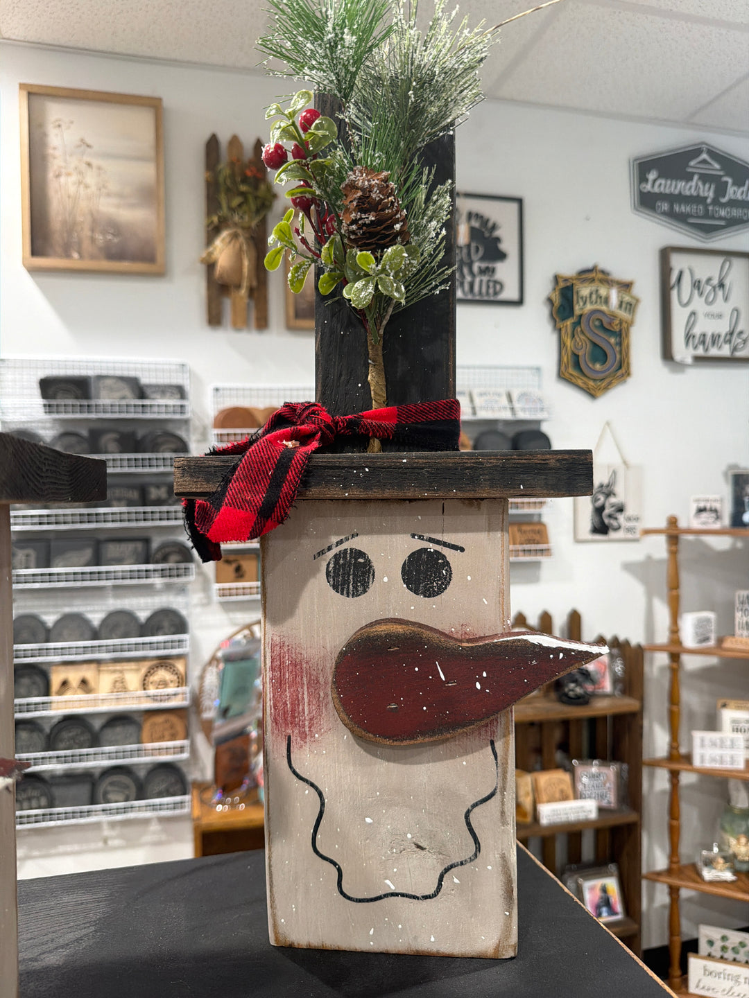 Snowman Blockhead 6x6