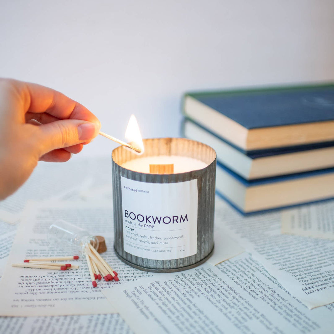 Spruce It up Rustic Vintage Wood Wick Christmas Candle