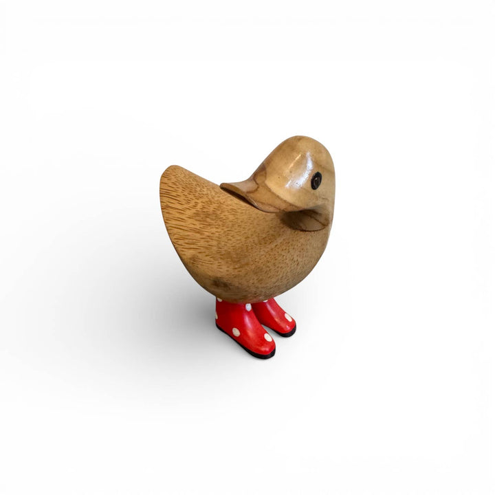 Polka Dot Boots Bamboo Ducky 