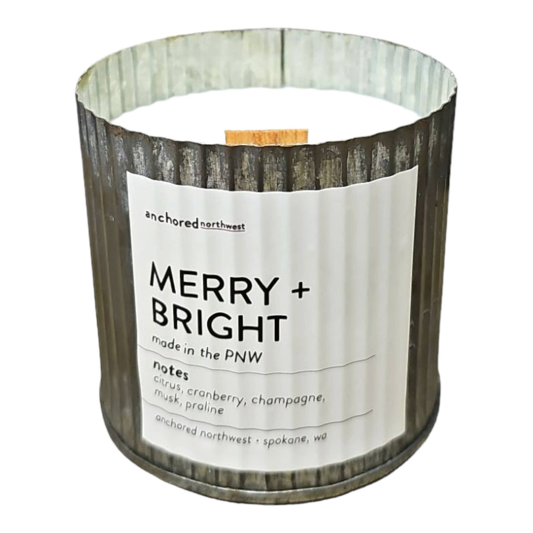 Merry + Bright | Festive Christmas Wood Wick Candle