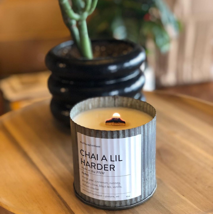 Fraser Fir Rustic Vintage Farmhouse Wood Wick Holiday Candle