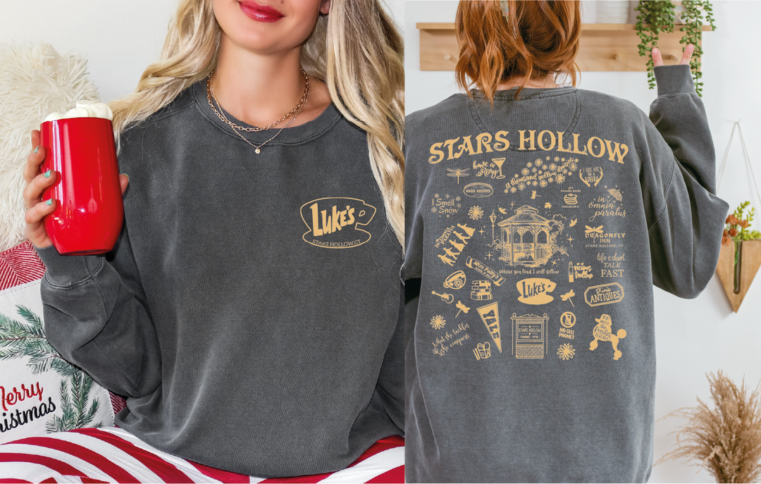 Stars Hollow Sweatshirt and Hoodie, Lukes Coffee Hoodie