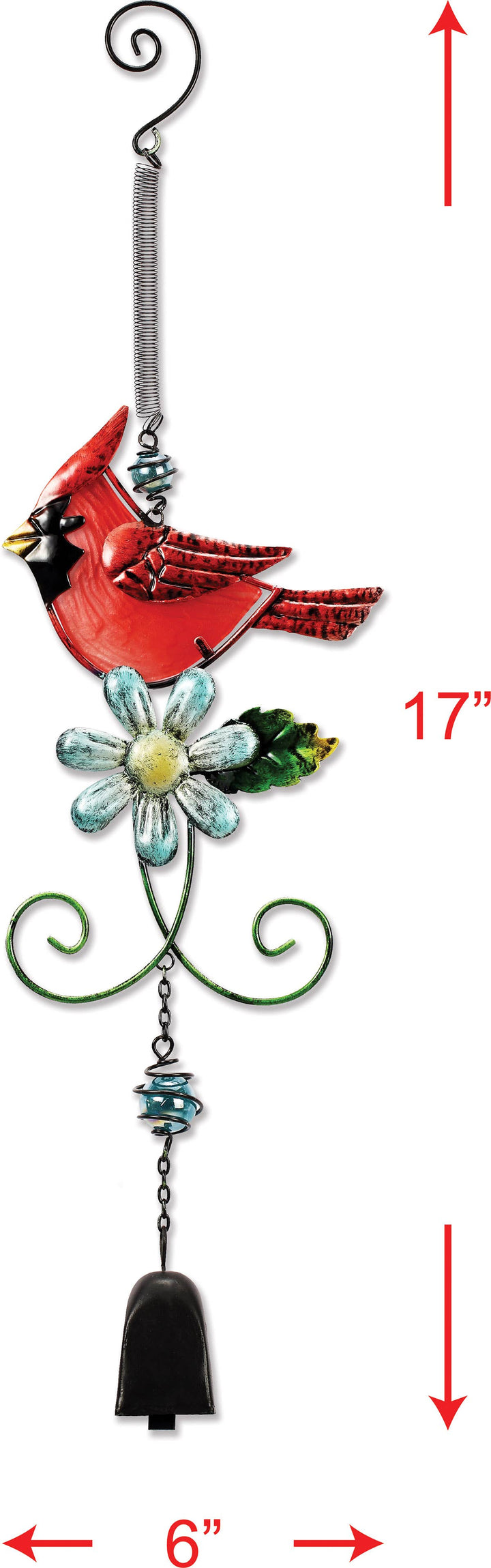 Glass Cardinal Bouncy