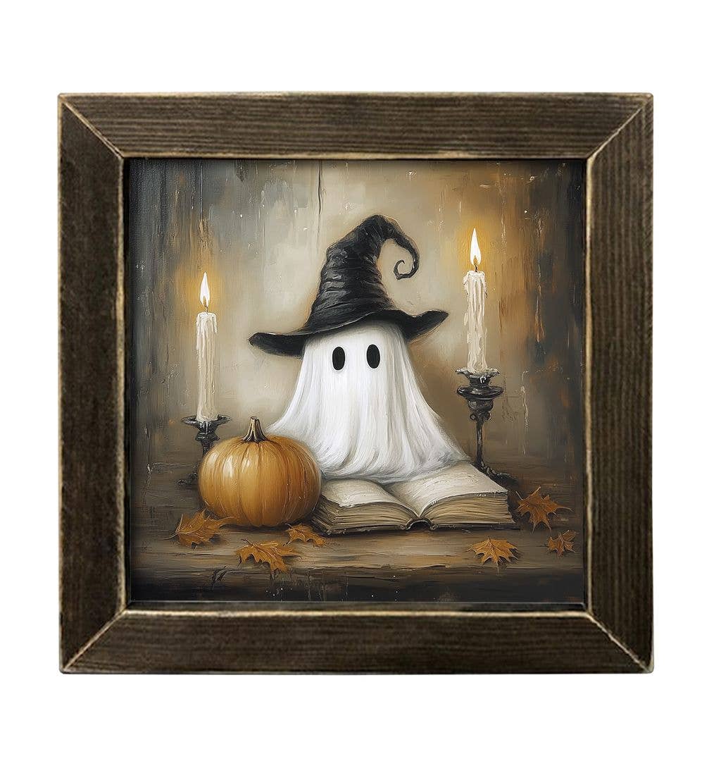 Witch Hat Ghost Art