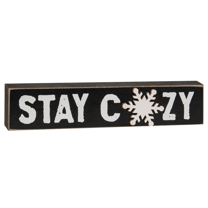 Stay Cozy Snowflake Block