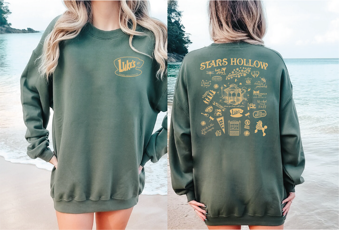 Stars Hollow Sweatshirt and Hoodie, Lukes Coffee Hoodie