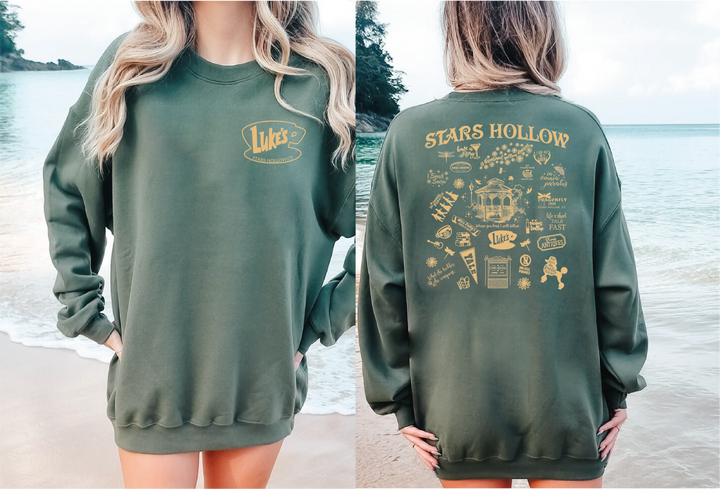 Stars Hollow Sweatshirt and Hoodie, Lukes Coffee Hoodie