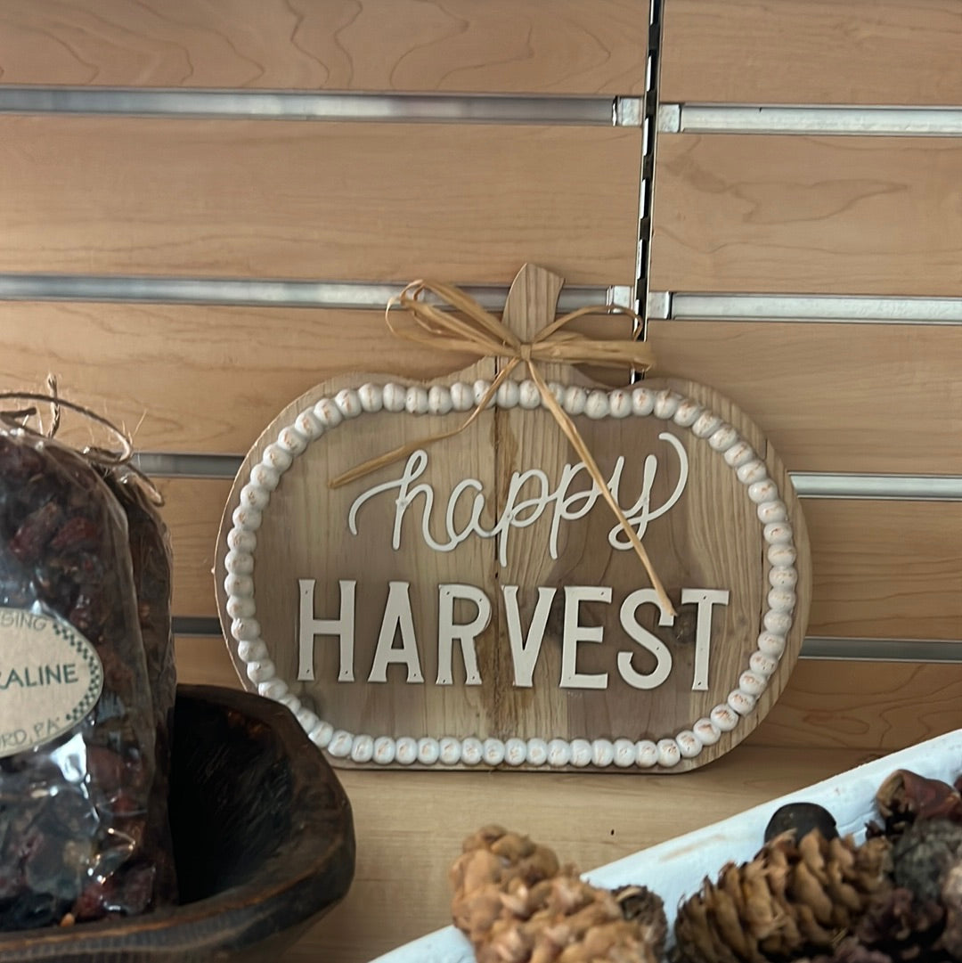 Happy Harvest Sign