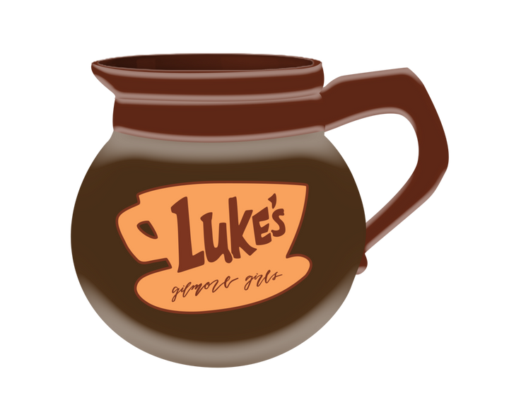 Gilmore Girls Luke's Coffee Pot Ceramic 3D Sculpted Mug