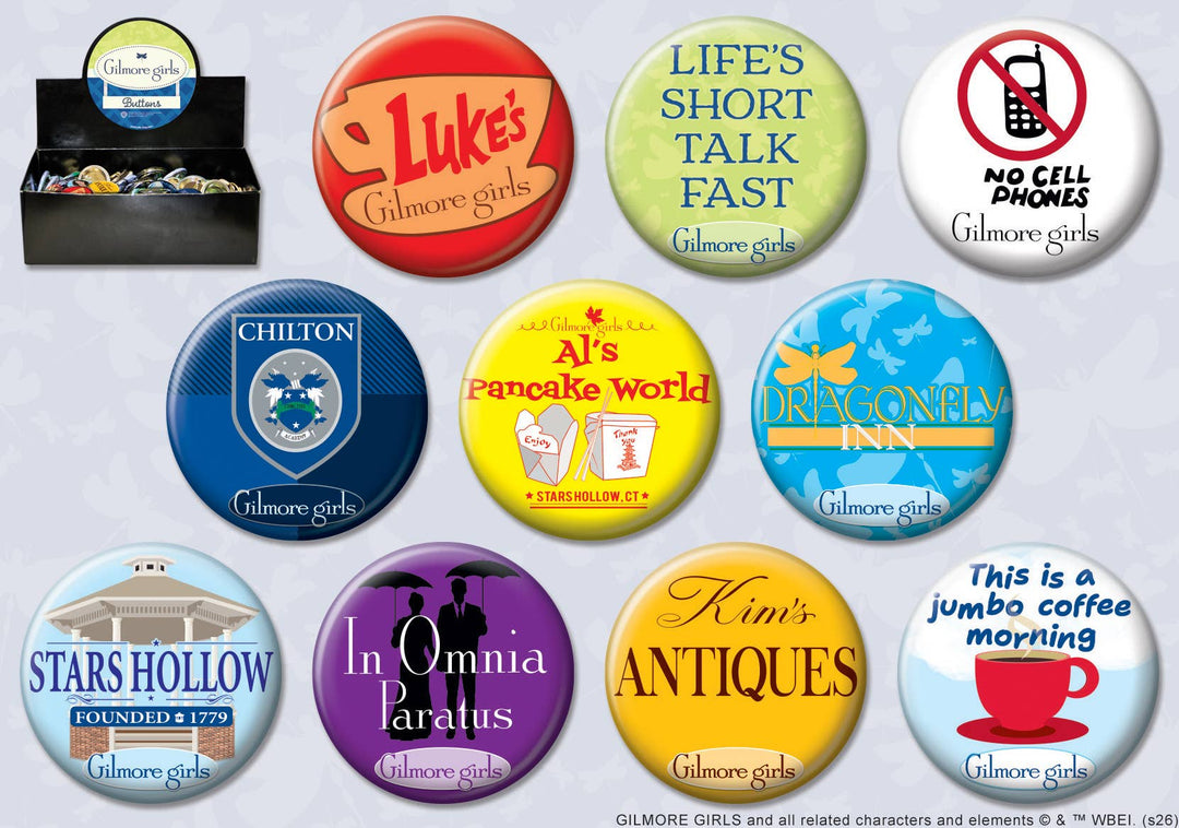 Gilmore Girls 144 Piece Button Assortment