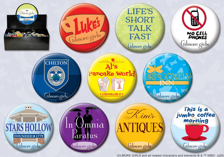 Gilmore Girls Button Assortment