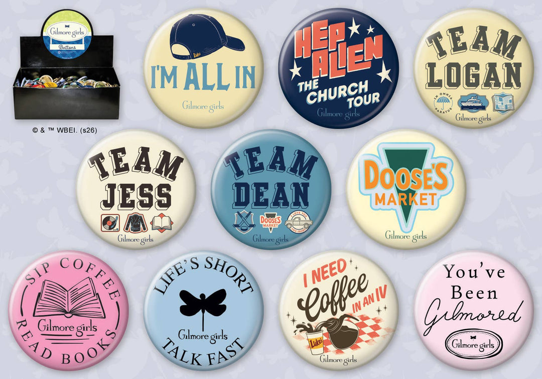 Gilmore Girls 144 Piece Buttton Asst # 2