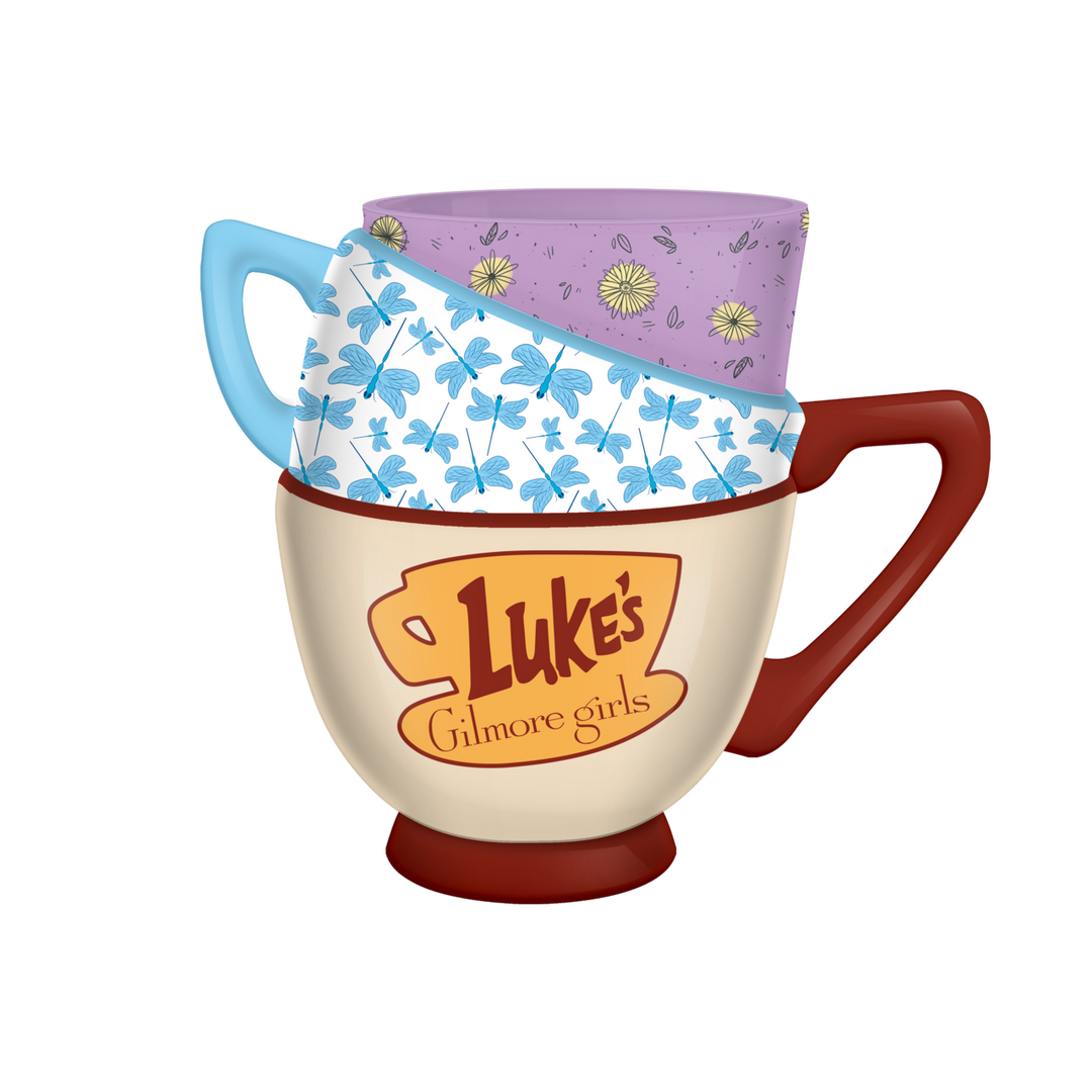 Gilmore Girls Destinations Stacked Ceramic 3D Sculpted Mug