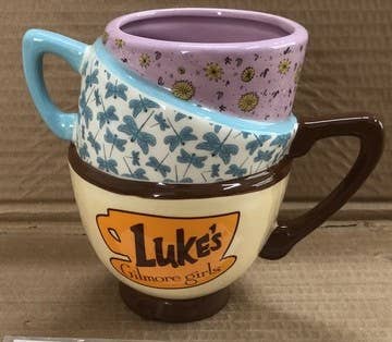 Gilmore Girls Destinations Stacked Ceramic 3D Sculpted Mug