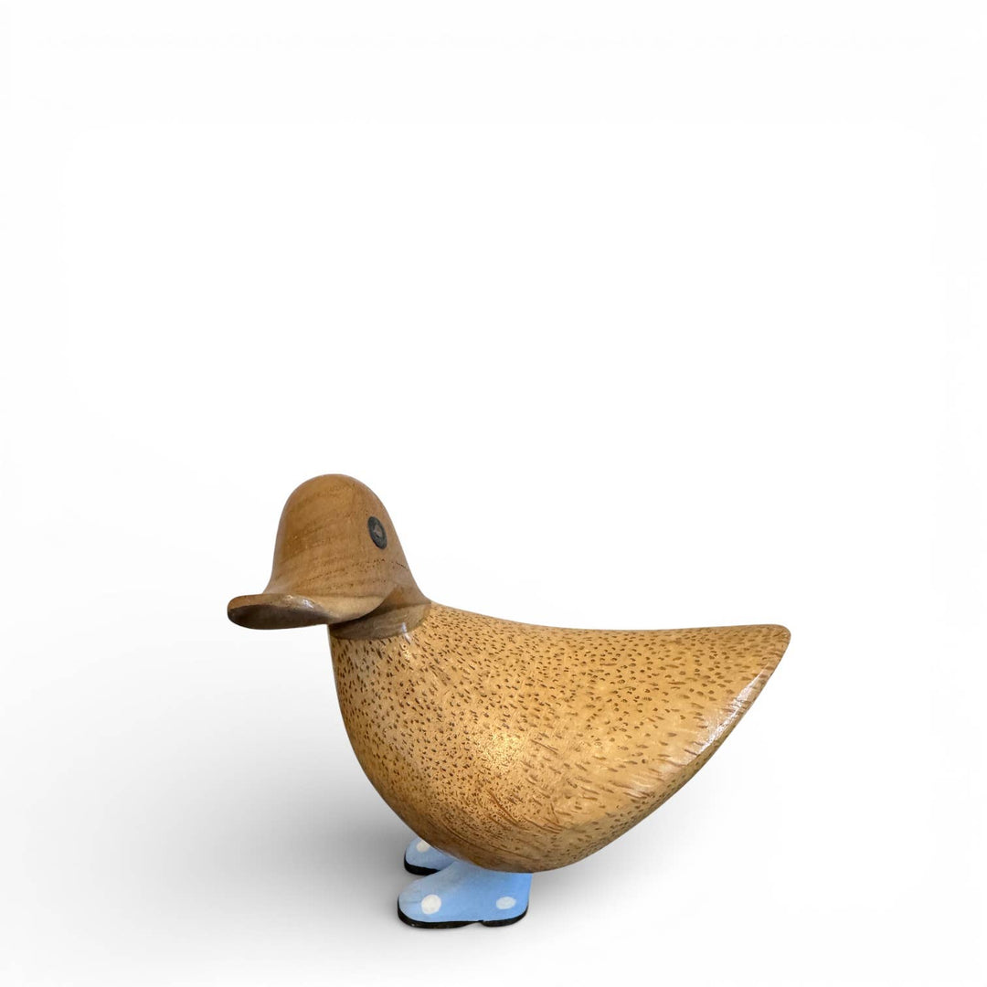 Polka Dot Boots Bamboo Ducky 
