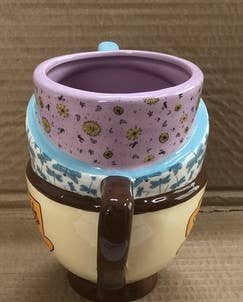 Gilmore Girls Destinations Stacked Ceramic 3D Sculpted Mug