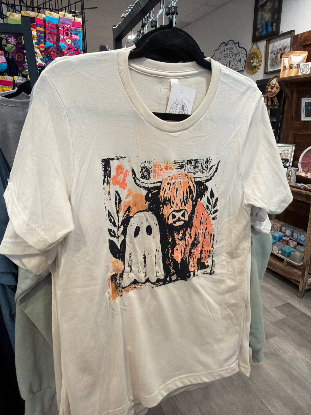 Highland Cow Ghost Shirt