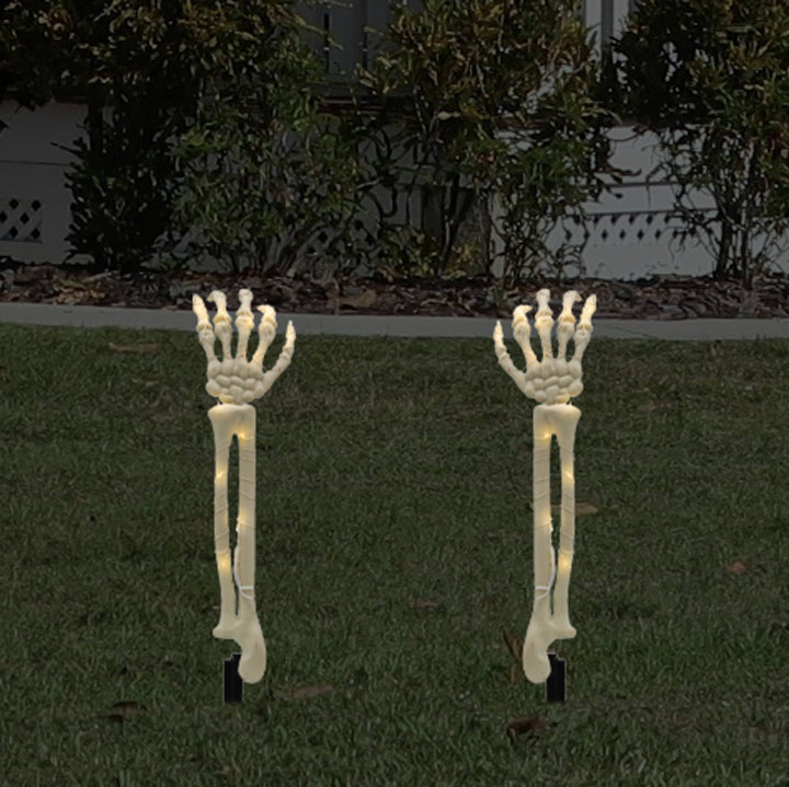 Battery Operated Lighted Skeleton Arms -