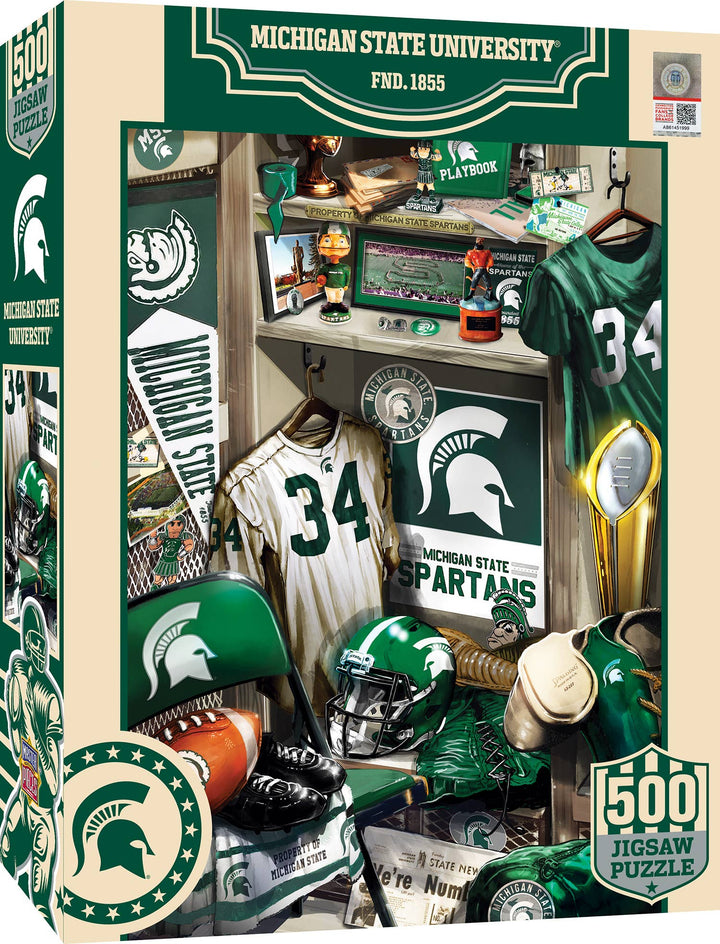 Michigan State Spartans - Locker Room 500 Piece Puzzle