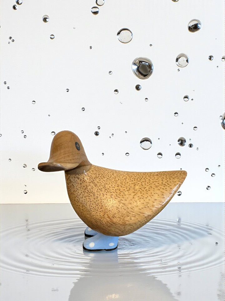 Polka Dot Boots Bamboo Ducky 