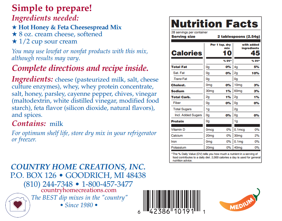 Hot Honey &amp; Feta Cheesespread Mix