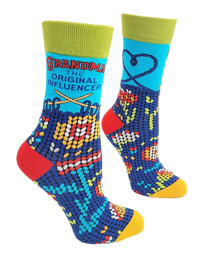 Grandma The Original Influencer Women's Crew Socks