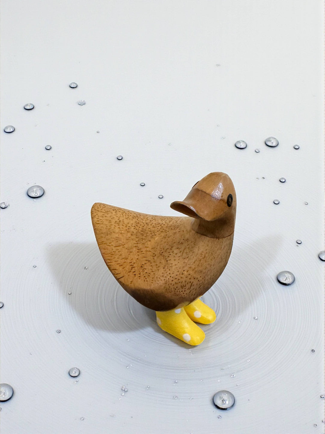 Polka Dot Boots Bamboo Ducky 