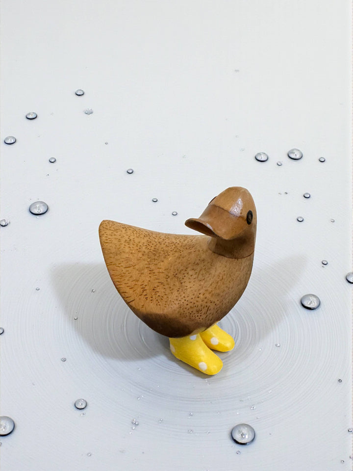 Polka Dot Boots Bamboo Ducky 