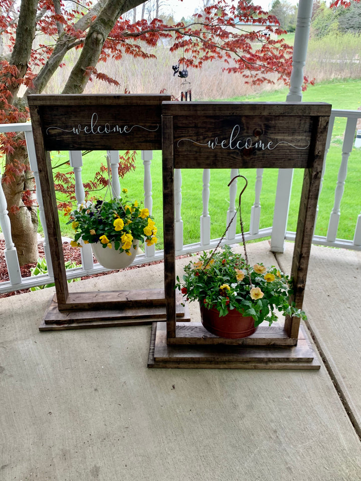 Hanging Flower Basket Stand Class Saturday, May 18th @ 11am