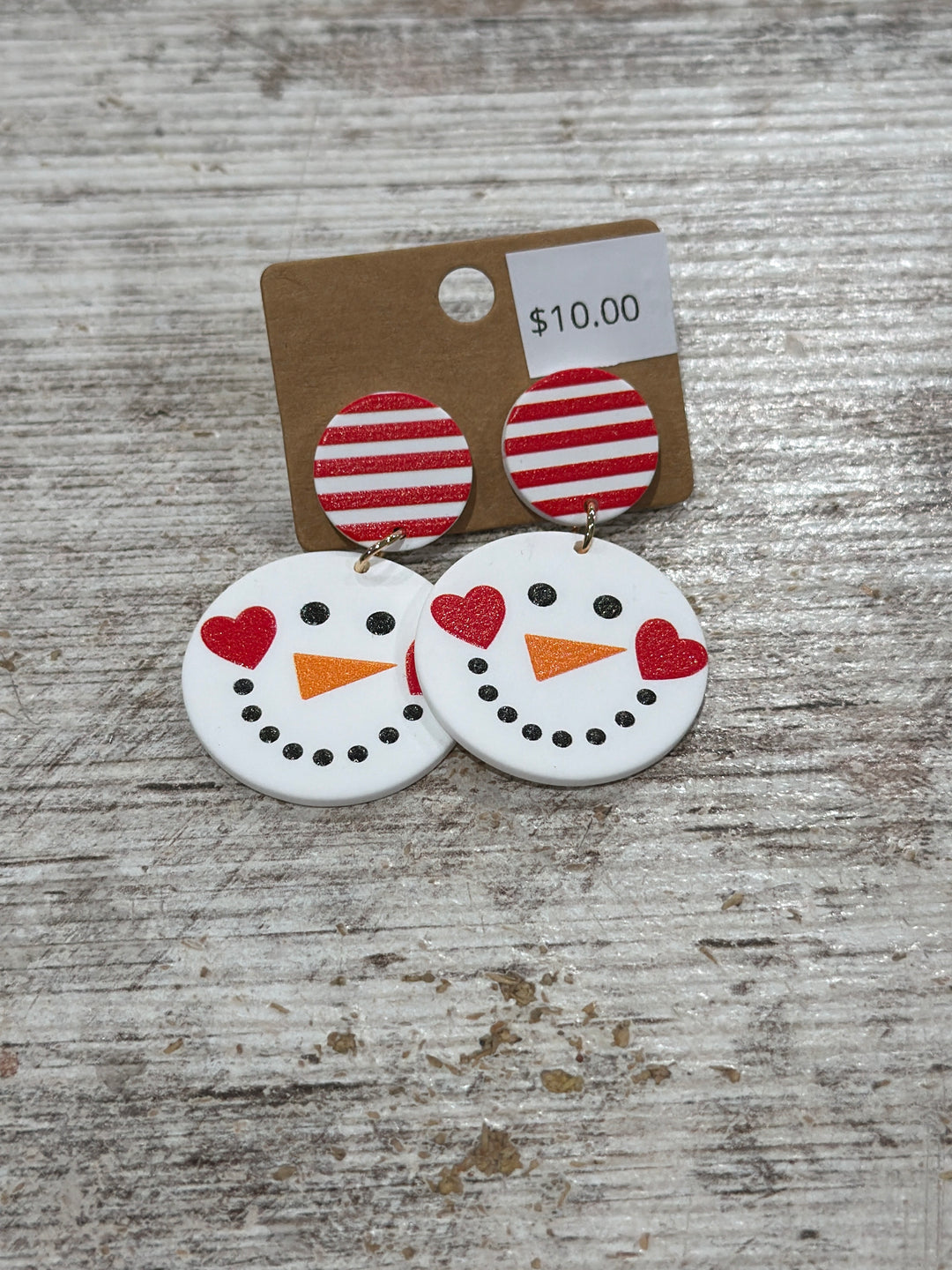 Snowman Earrings