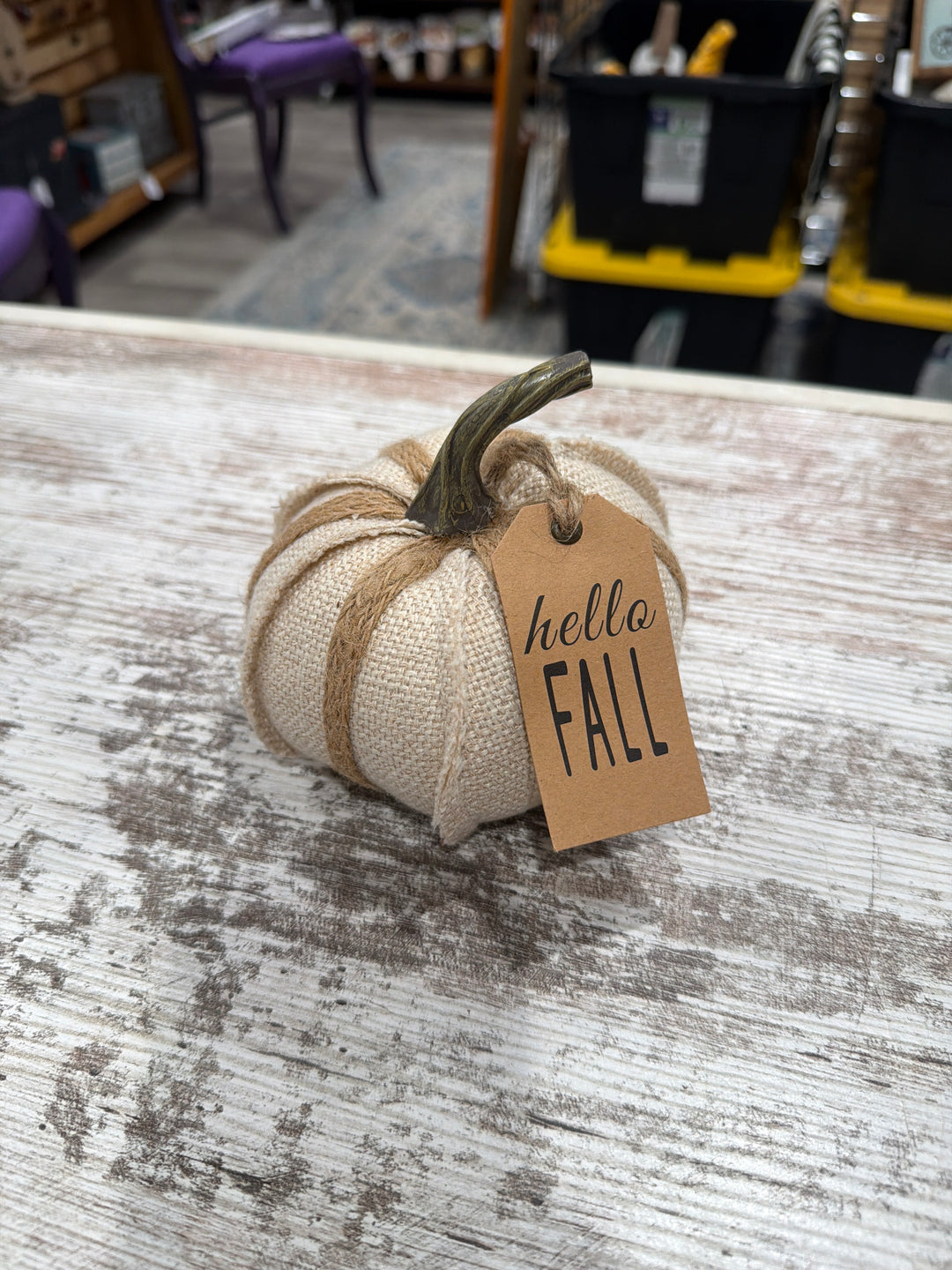Hello Fall Pumpkin