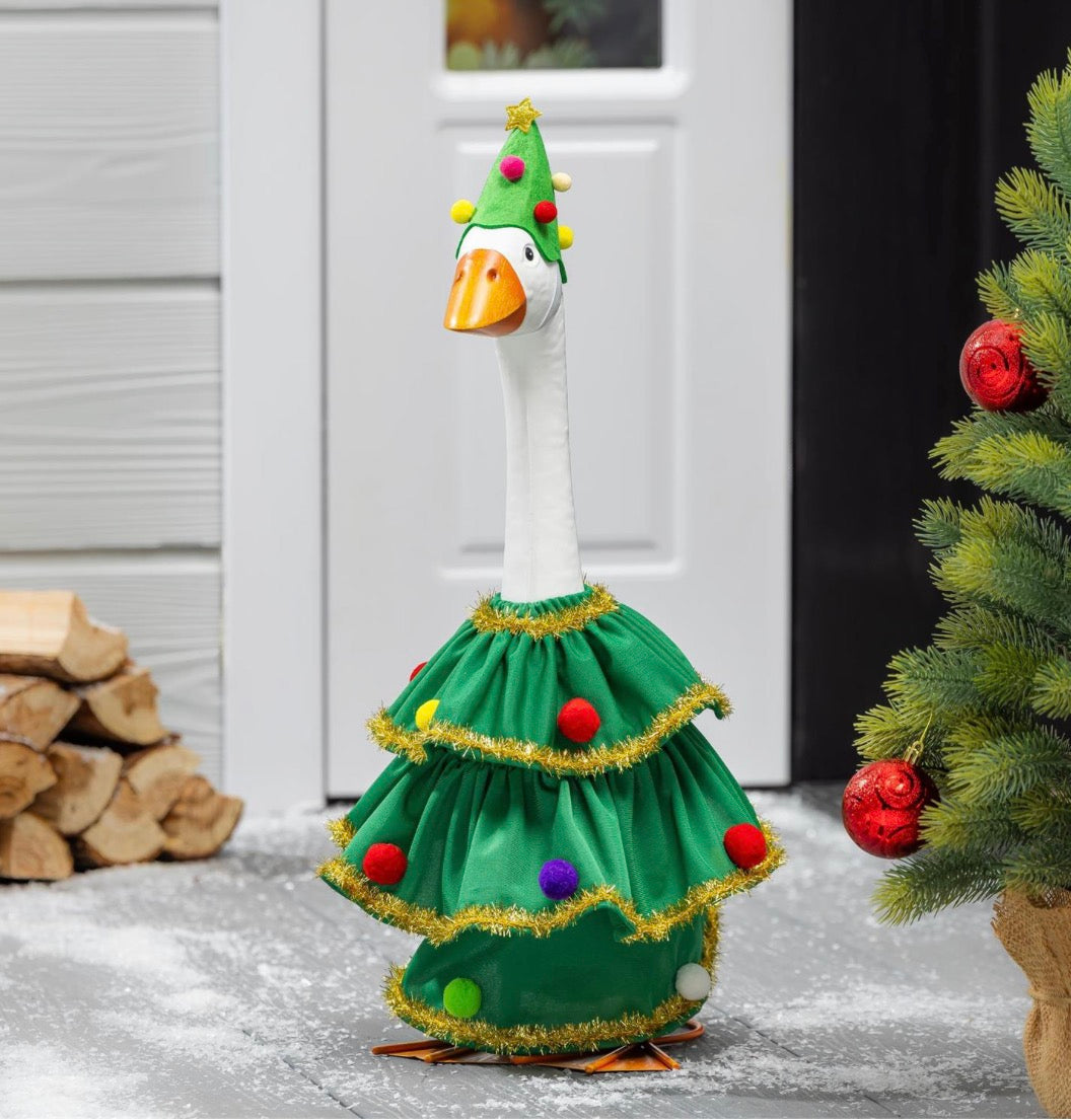 Christmas Tree Goose Outfit 21 inch