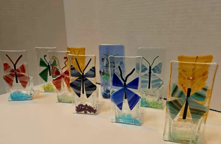 Fused Glass Tea Light Workshop Saturday, January 18th @ 1pm