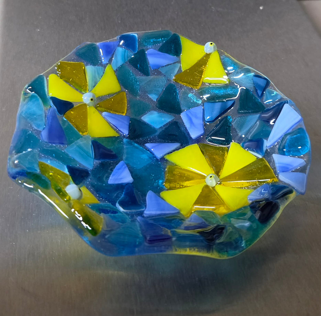 Fused Glass Mosaic Trinket Dish Sunday, October 4th at 1pm